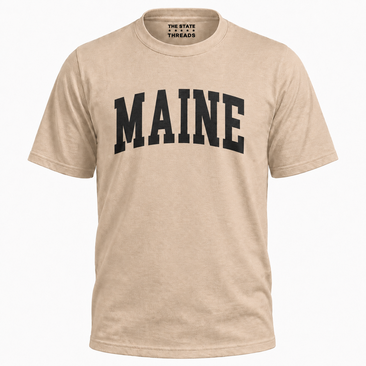 Maine Vintage Block Letter State Pride Shirt