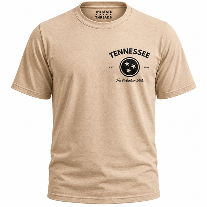 Tennessee Tri-Star Volunteer State Minimalist Shirt