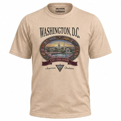 Washington DC Vintage City Discovery Skyline Shirt