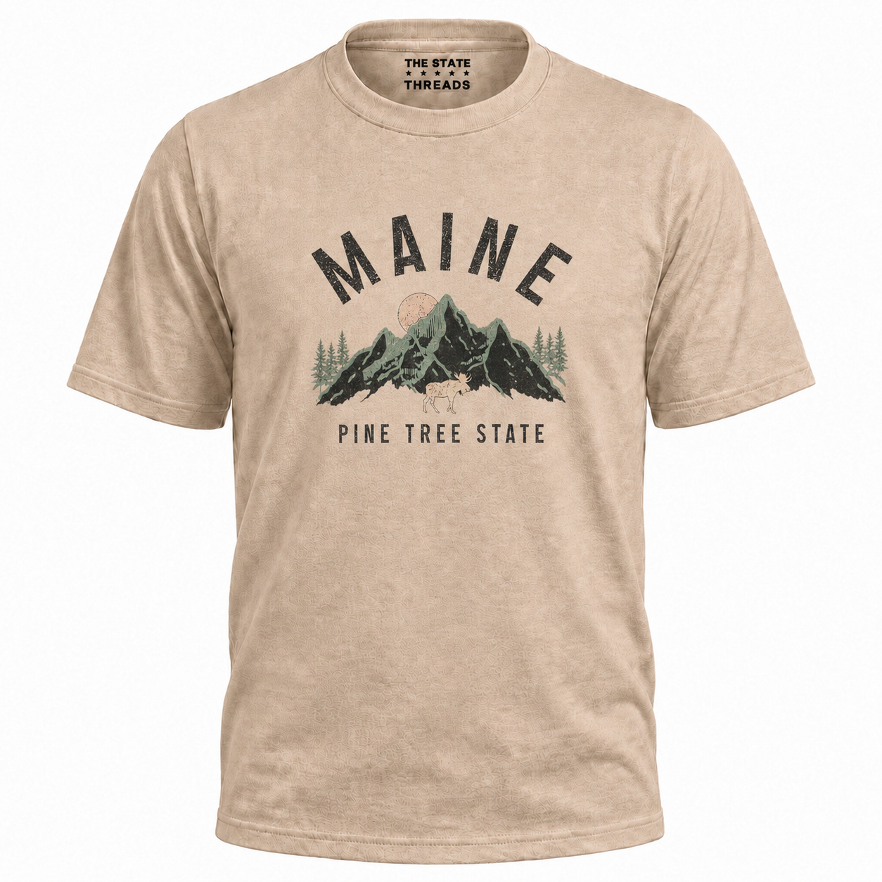 Maine Vintage Mountain Pine Tree State Shirt