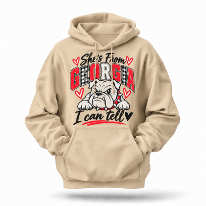 Georgia She's From Georgia I Can Tell Hoodie