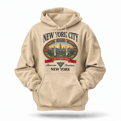 New York City City Exploration American Tradition Hoodie