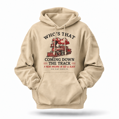 America Who's That Coming Down The Track Hoodie