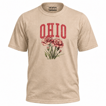 Ohio Buckeye State Covered Bridge Cardinal Shirt