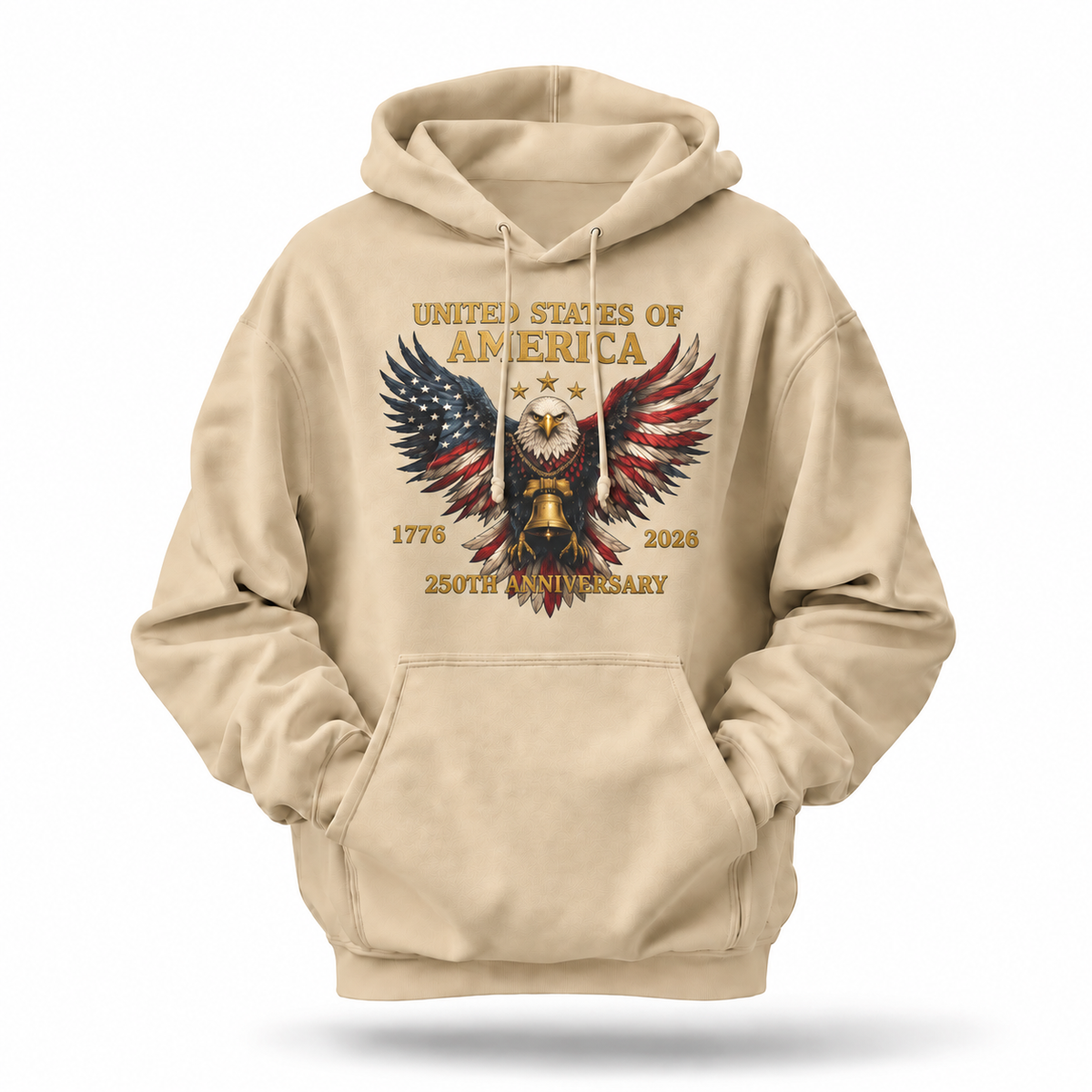 America 250th Anniversary Eagle Flag Hoodie