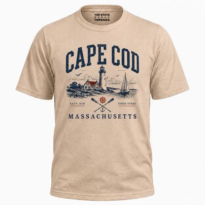 Cape Cod Massachusetts Coastal Lighthouse Shirt