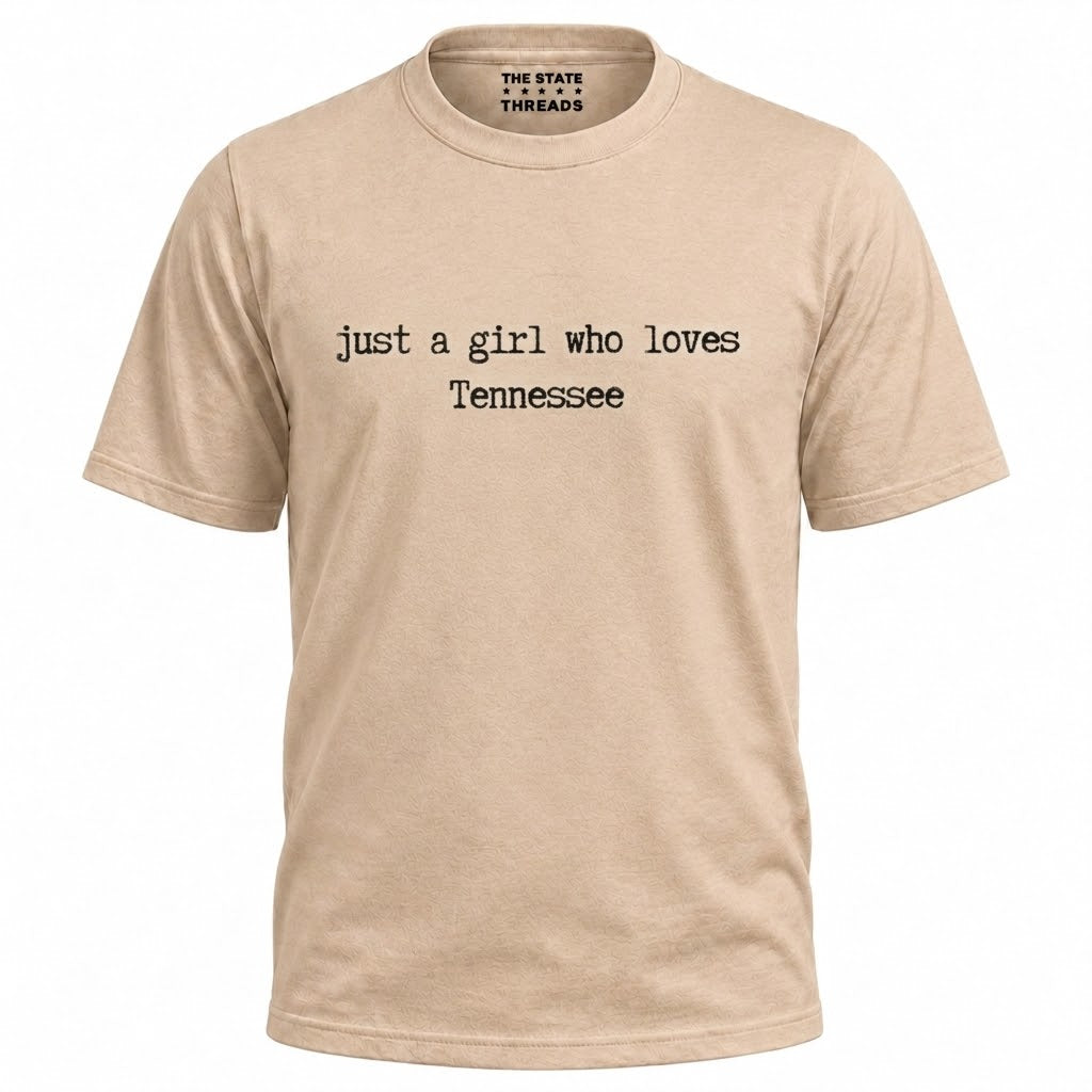Tennessee Just A Girl Who Loves Minimalist Shirt