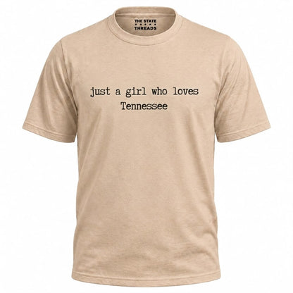 Tennessee Just A Girl Who Loves Minimalist Shirt