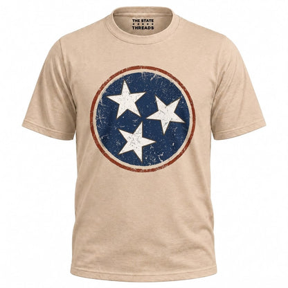 Tennessee Tri-Star Flag Vintage Shirt