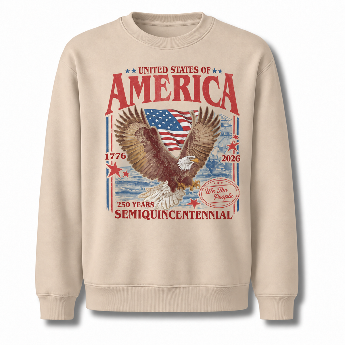 America 250 Years Semiquincentennial Eagle Sweatshirt