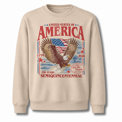 America 250 Years Semiquincentennial Eagle Sweatshirt