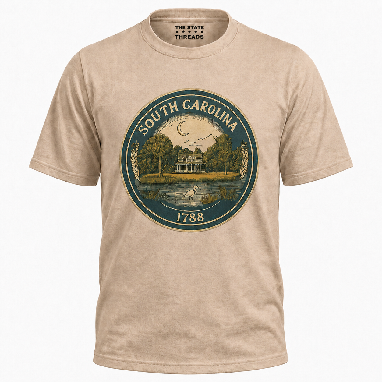 South Carolina 1788 Historic Landscape Emblem Shirt