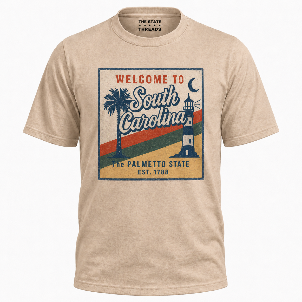 South Carolina Retro Palmetto Lighthouse Shirt