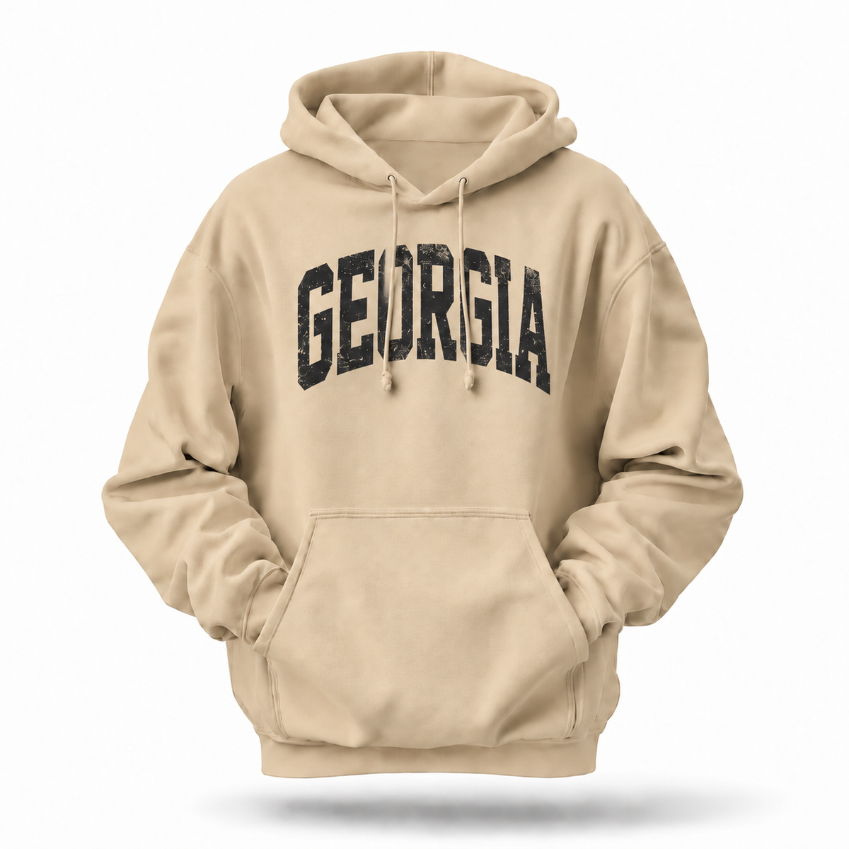 Georgia Vintage Arch Distressed Hoodie