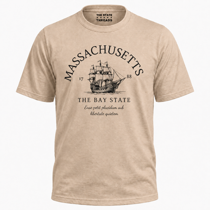 Massachusetts Mayflower Ship The Bay State Shirt