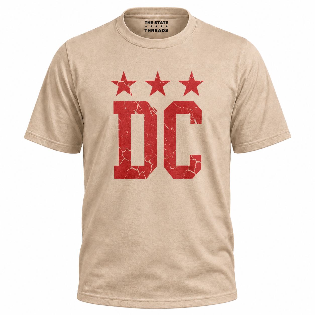 Washington DC Retro Distressed Star Flag Shirt