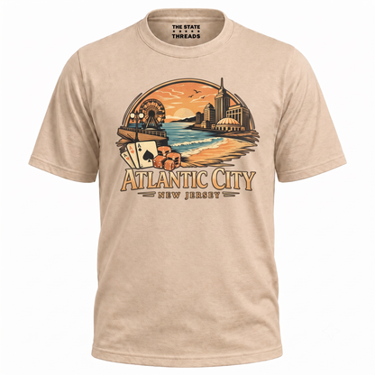 New Jersey Atlantic City Boardwalk Casino Graphic Shirt