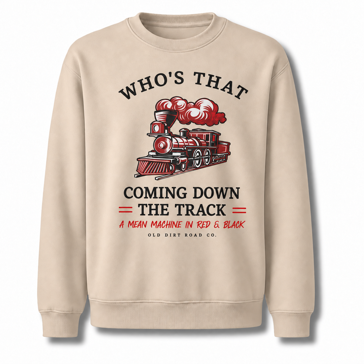 Georgia Bulldogs Mean Machine Locomotive Vintage Sweatshirt - Sand