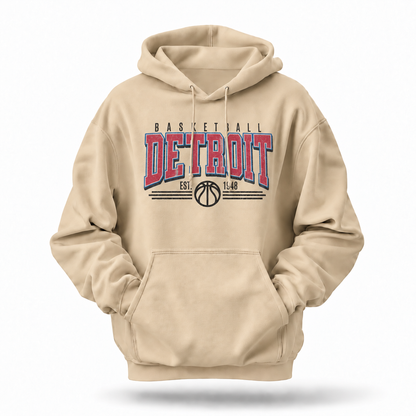 Detroit Basketball Est 1948 Hoodie