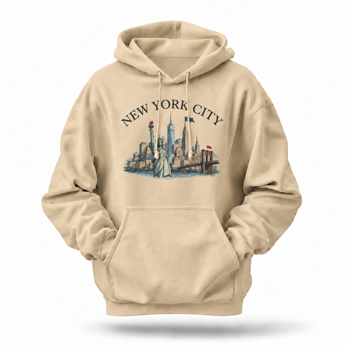 New York City Statue of Liberty Skyline Hoodie