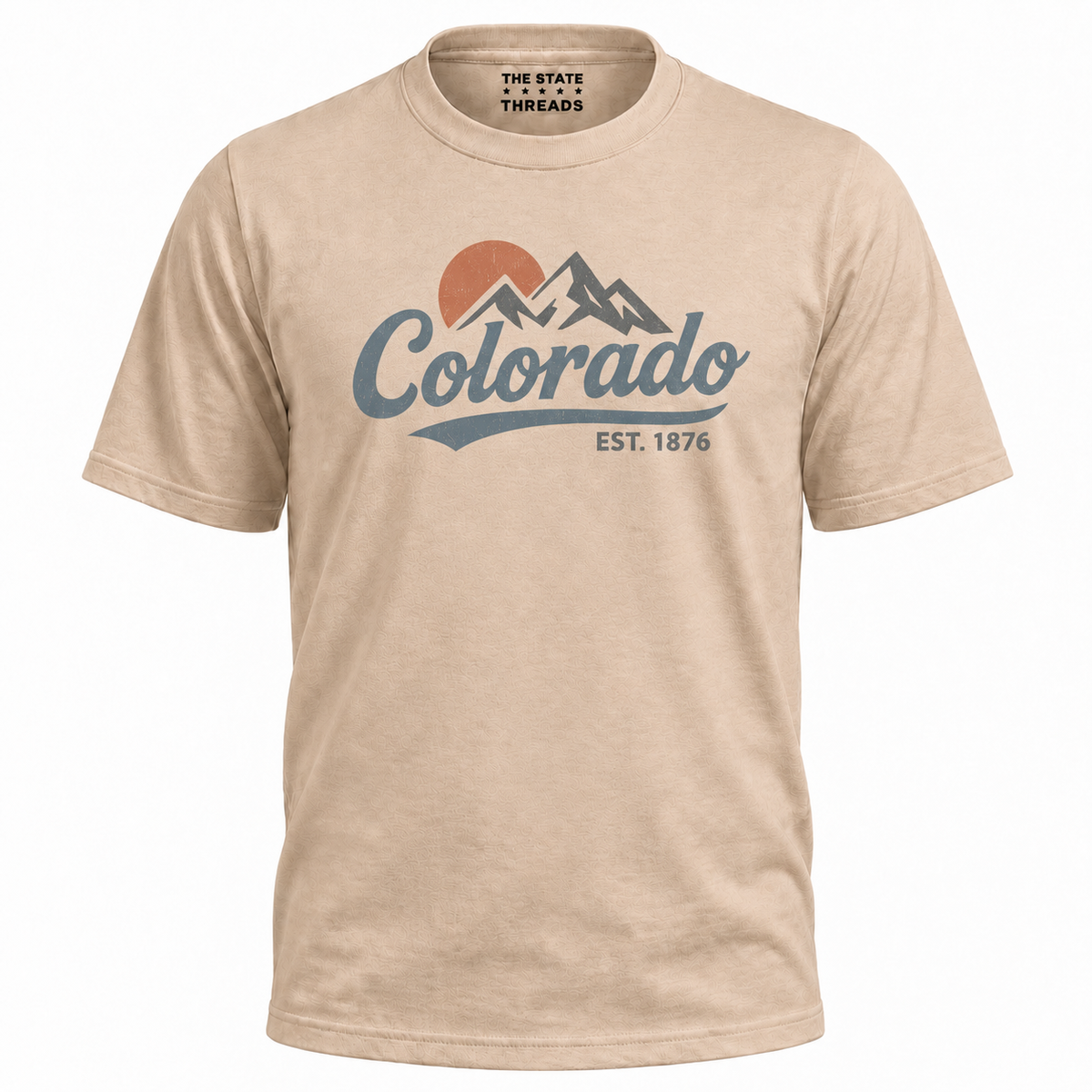 Colorado Rocky Mountain Retro Sunset Est 1876 Shirt