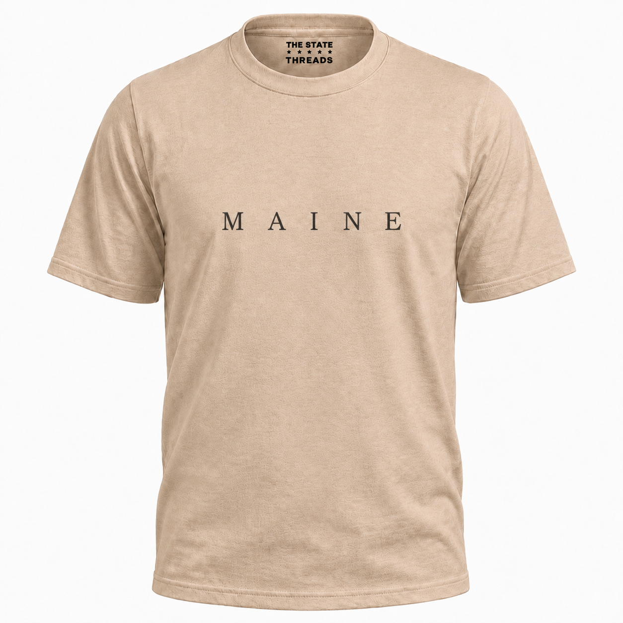 Maine Minimalist Typography State Pride Shirt
