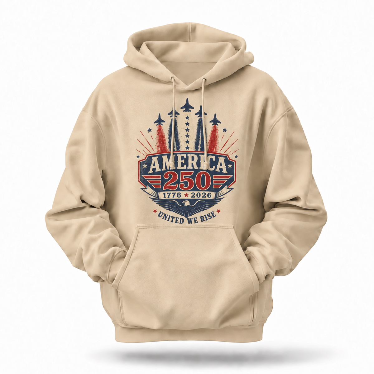 America 250 United We Rise Jet Hoodie