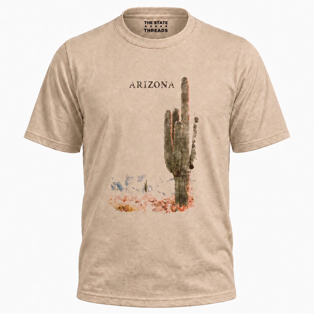 Arizona Saguaro Cactus Desert Watercolor Landscape Shirt
