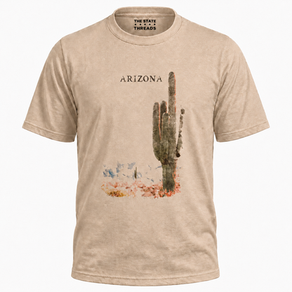 Arizona Saguaro Cactus Desert Watercolor Landscape Shirt