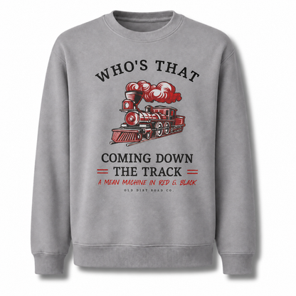 Georgia Bulldogs Mean Machine Locomotive Vintage Sweatshirt - Sport Grey