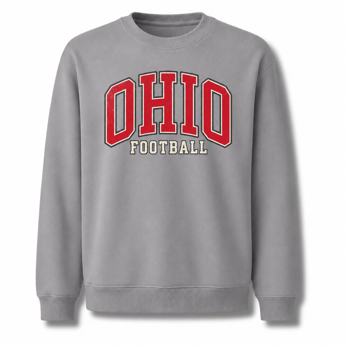 Ohio Football Vintage Gridiron Heritage Classic Sweatshirt - Sport Grey
