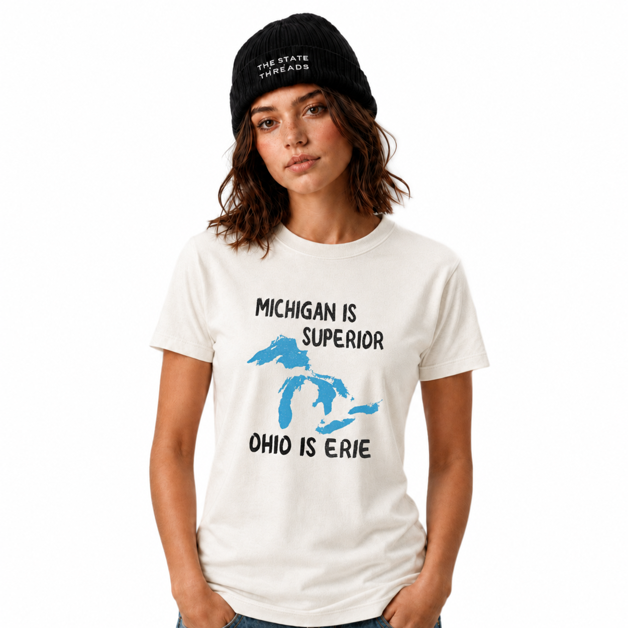 Michigan Is Superior Funny Great Lakes Shirt