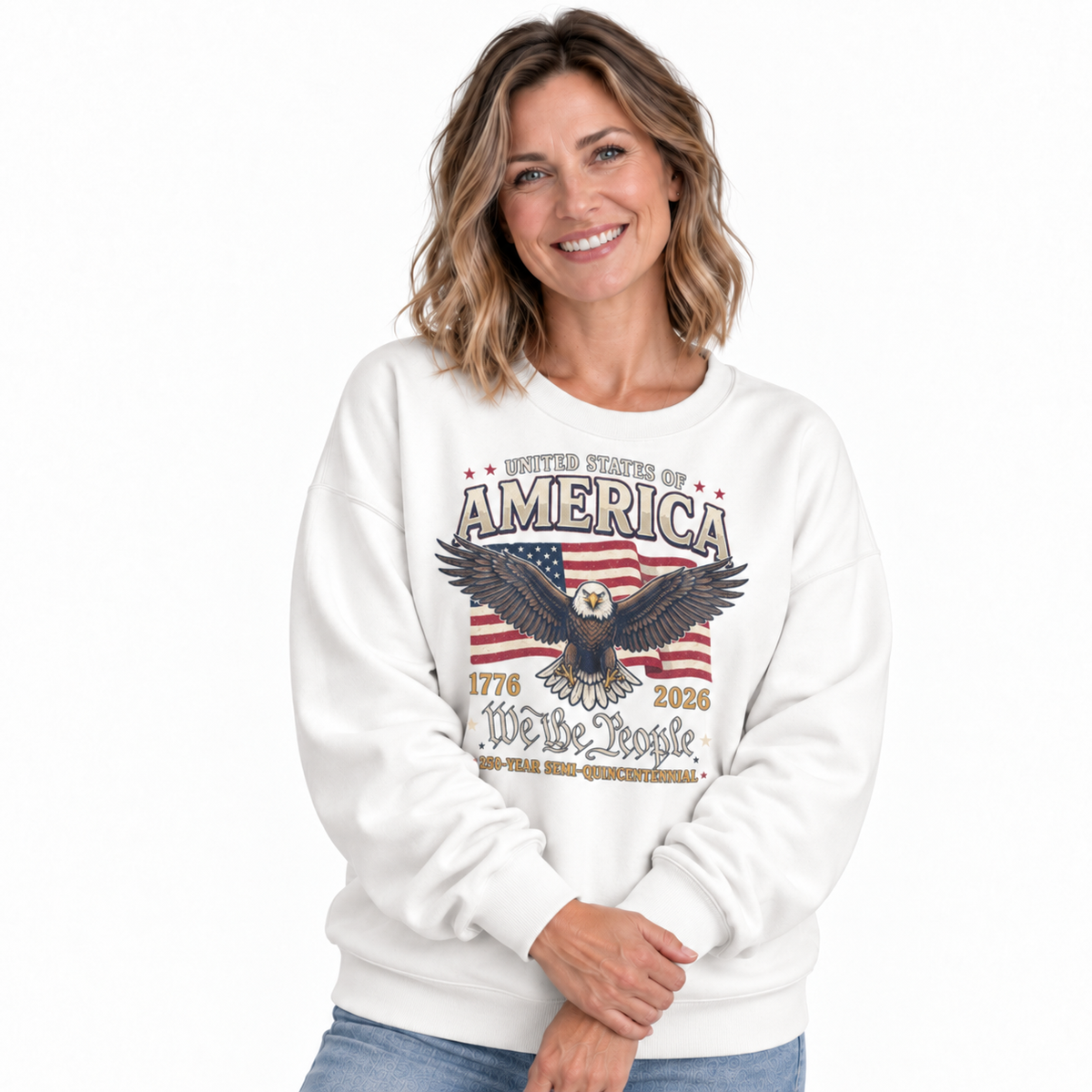 America 250th Eagle We The People Sweatshirt