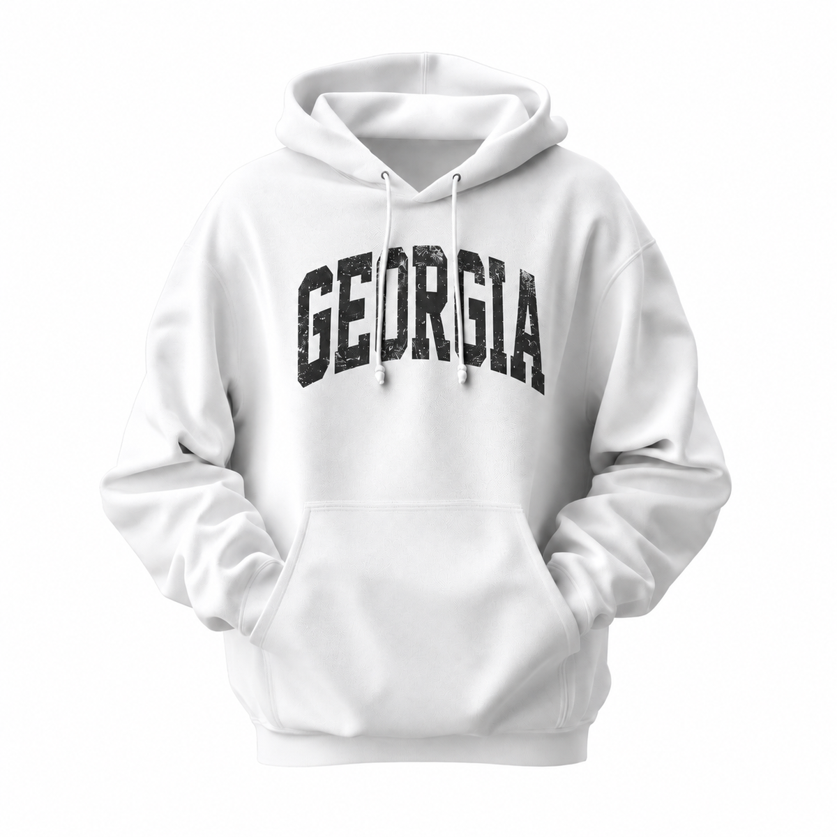 Georgia Vintage Arch Distressed Hoodie