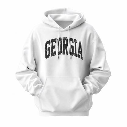 Georgia Vintage Arch Distressed Hoodie