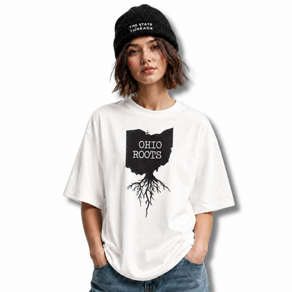 Ohio Roots State Map Silhouette Graphic Shirt