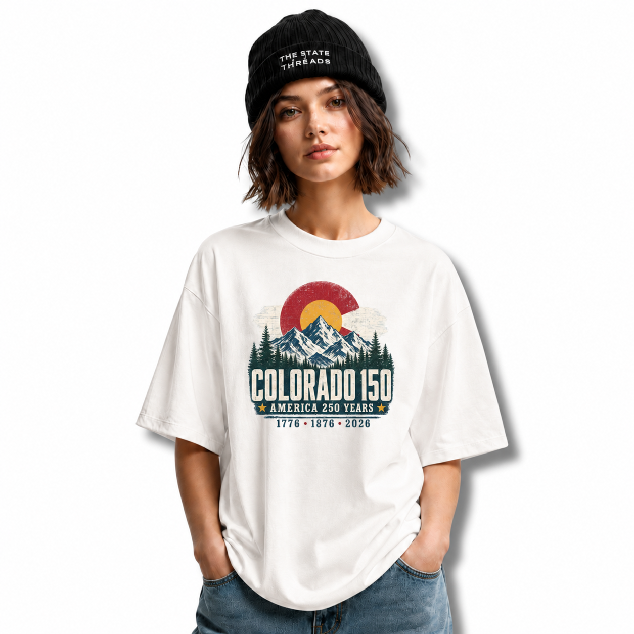 Colorado 150 America 250 Years Mountain Shirt