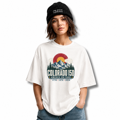Colorado 150 America 250 Years Mountain Shirt