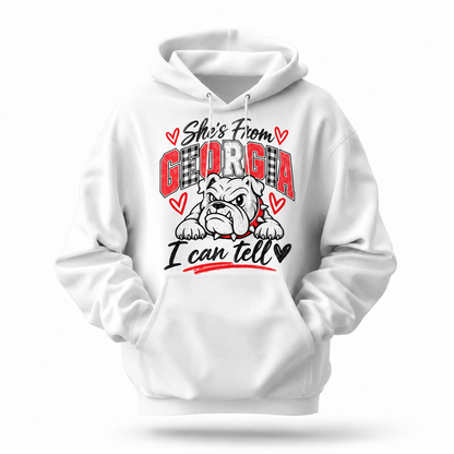 Georgia She's From Georgia I Can Tell Hoodie
