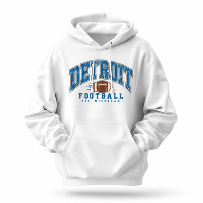 Detroit Football Est. Michigan Hoodie