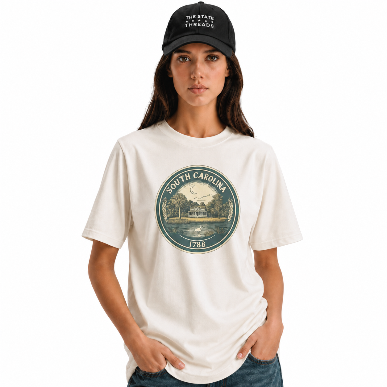 South Carolina 1788 Historic Landscape Emblem Shirt