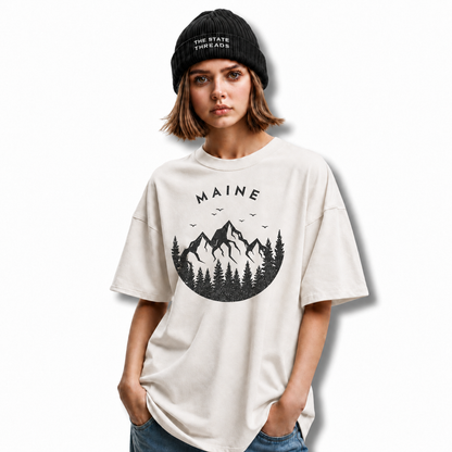 Product Name: Maine Mountain Forest Nature Outdoor Shirt