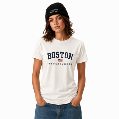 Massachusetts Boston Flag Heritage Pride Shirt