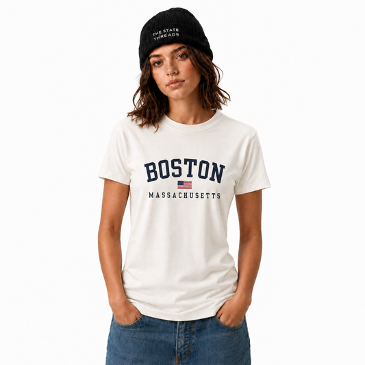 Massachusetts Boston Flag Heritage Pride Shirt