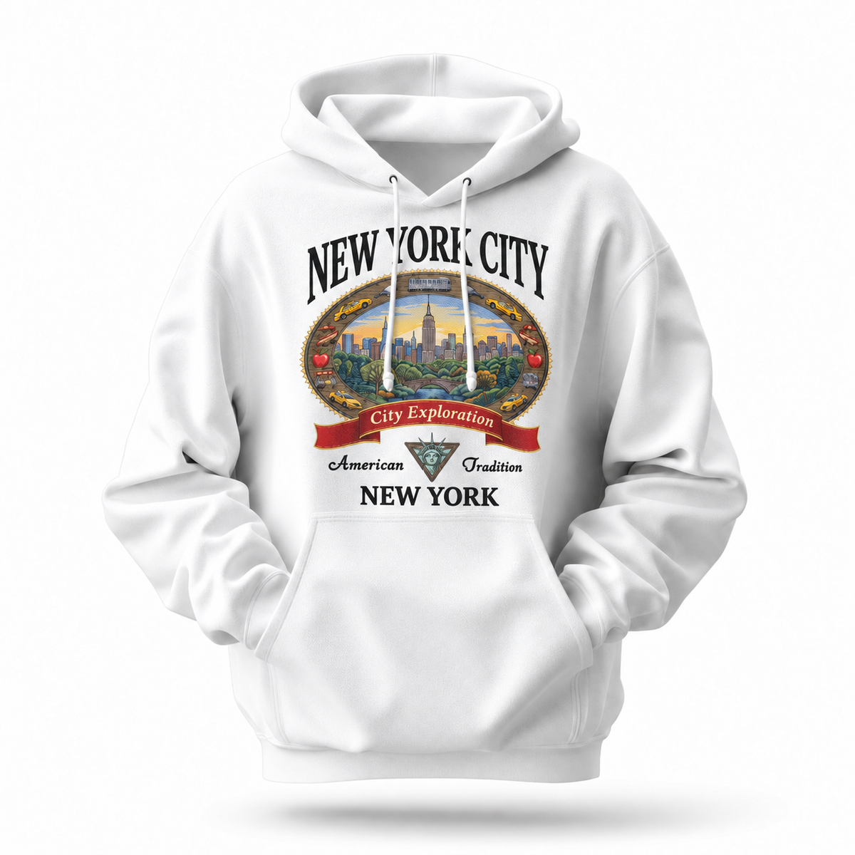 New York City City Exploration American Tradition Hoodie