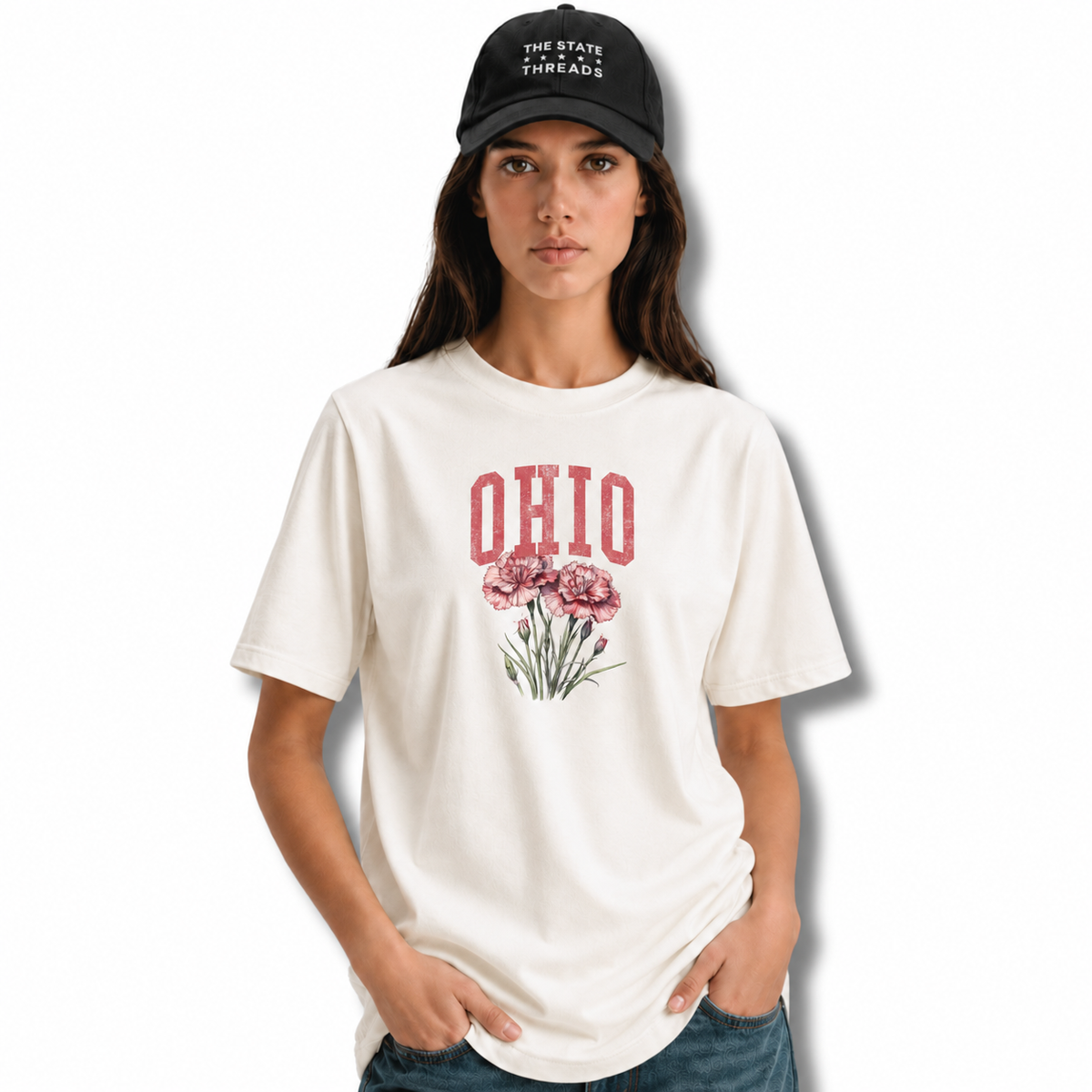 Ohio Buckeye State Covered Bridge Cardinal Shirt