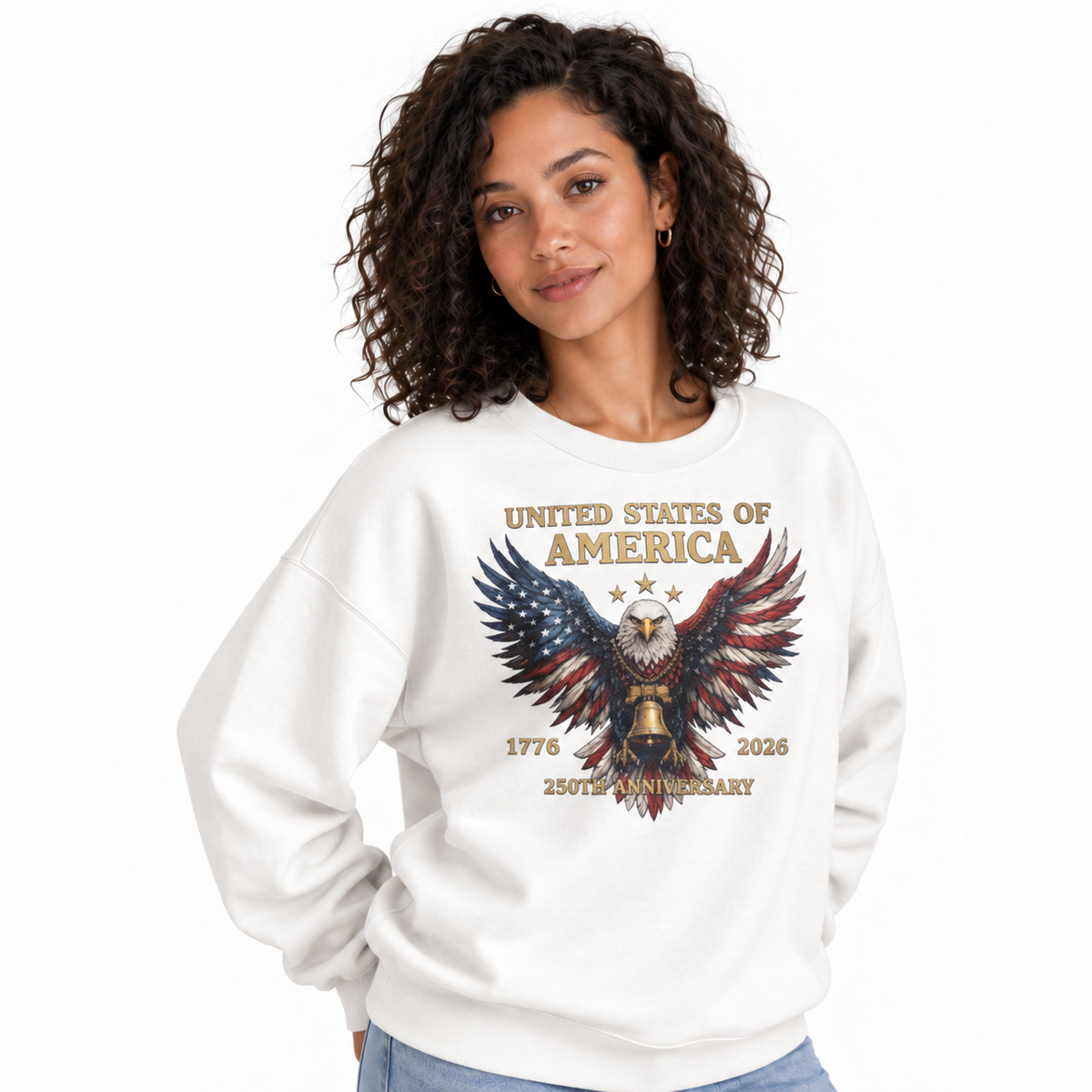 America 250th Anniversary Eagle Bell Sweatshirt