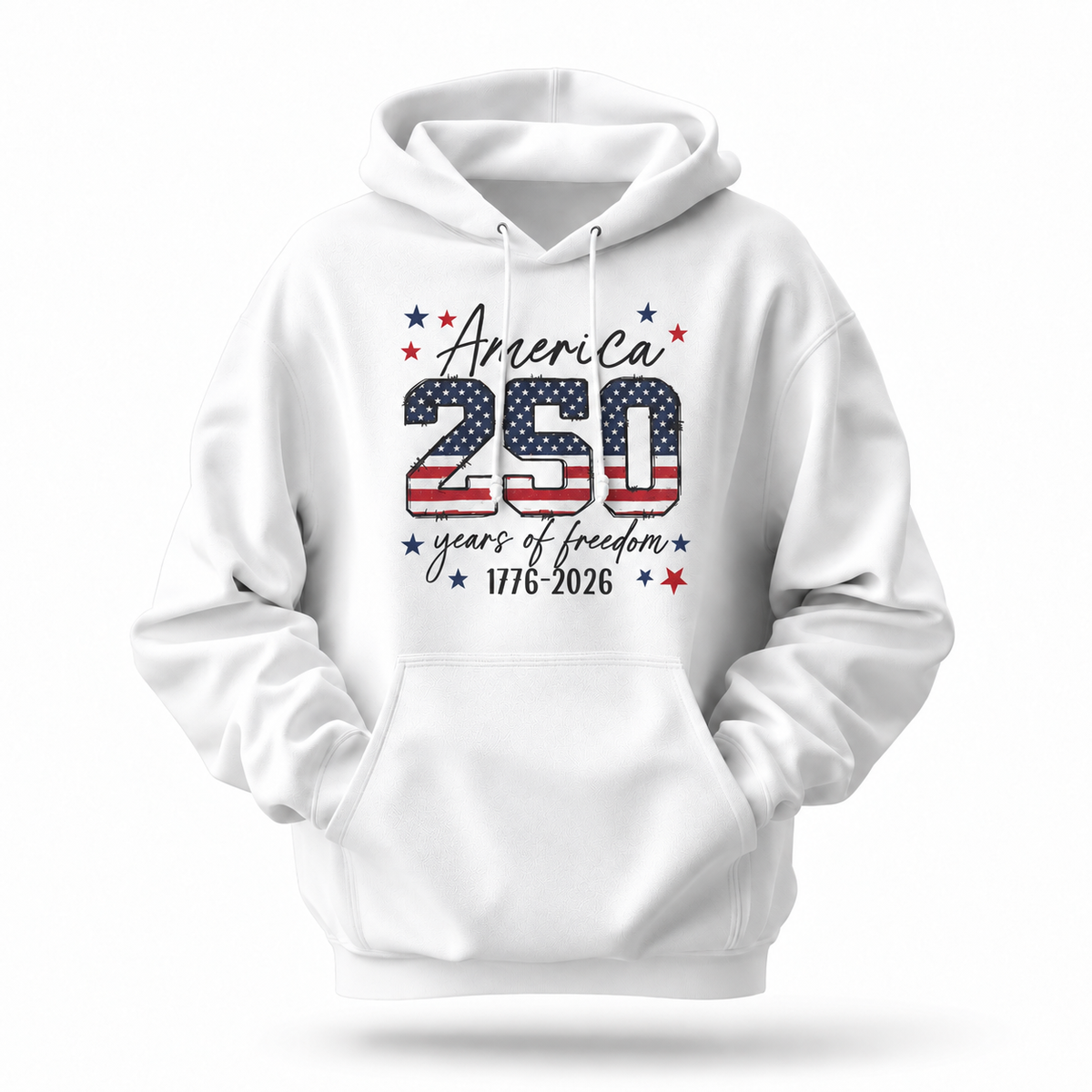 America 250 Years Of Freedom 1776-2026 Hoodie