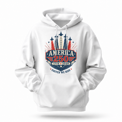 America 250 United We Rise Jet Hoodie