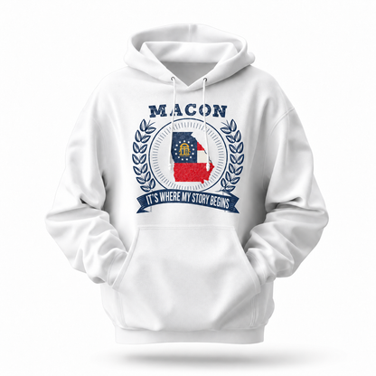 Macon Georgia It's Where My Story Begins Hoodie